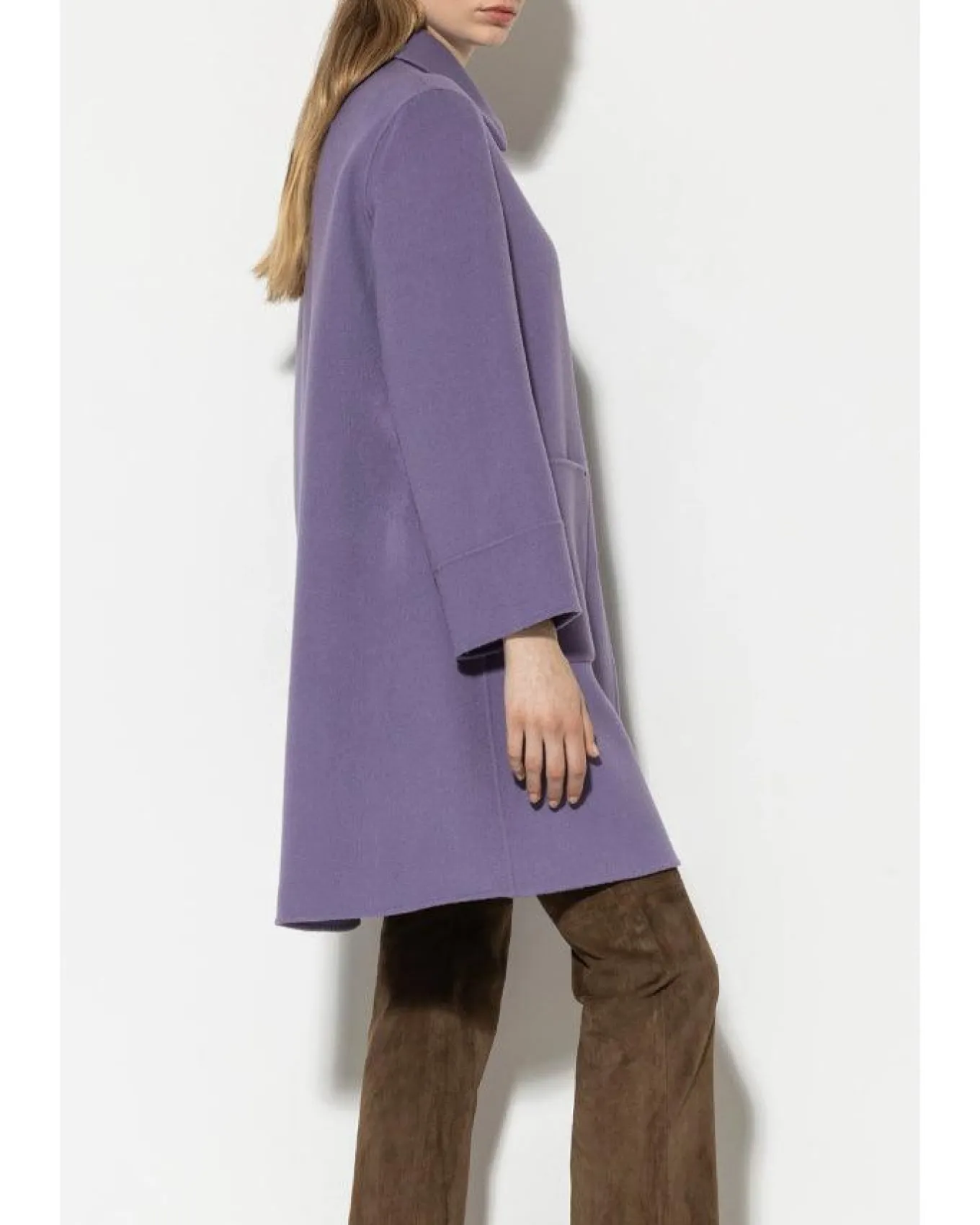 Luisa Cerano Double Face Wool Cashmere Coat