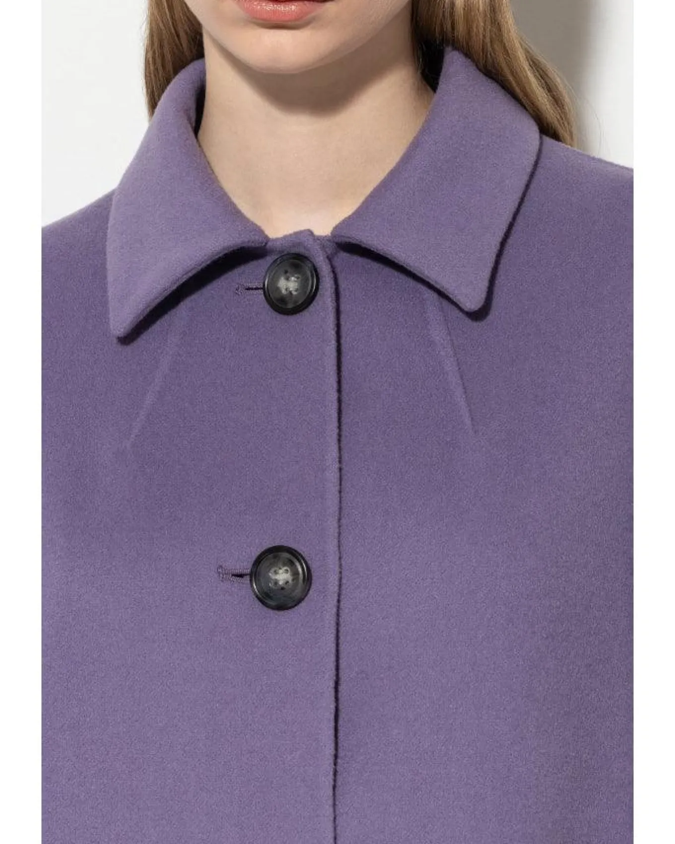 Luisa Cerano Double Face Wool Cashmere Coat