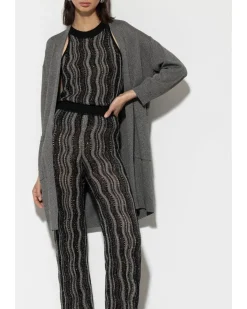 Luisa Cerano Fine Knit Non-Wool Cardigan