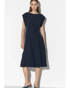 Luisa Cerano Fit and Flare Midi Dress