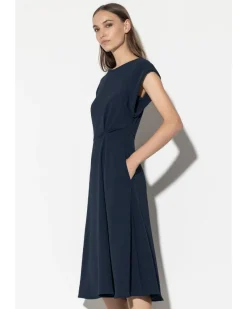Luisa Cerano Fit and Flare Midi Dress