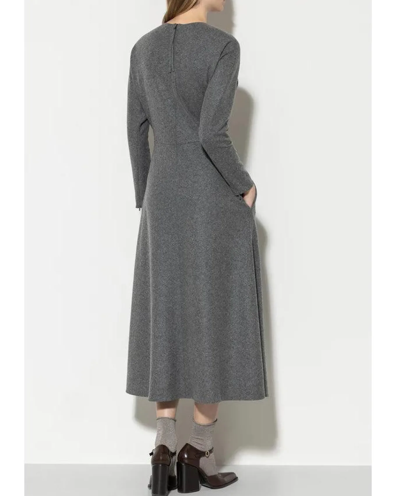 Luisa Cerano Flannel Madam Dress