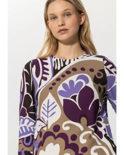 Luisa Cerano Flower Print Dress