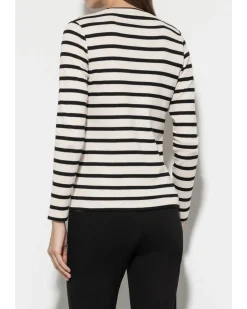 Luisa Cerano Heavy Cotton Striped Tee