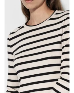 Luisa Cerano Heavy Cotton Striped Tee
