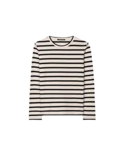 Luisa Cerano Heavy Cotton Striped Tee