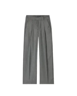 Luisa Cerano Herringbone Wide Leg Pants
