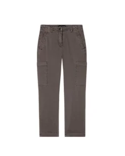 Luisa Cerano High Stretch Tappered Denim Cargo Pant