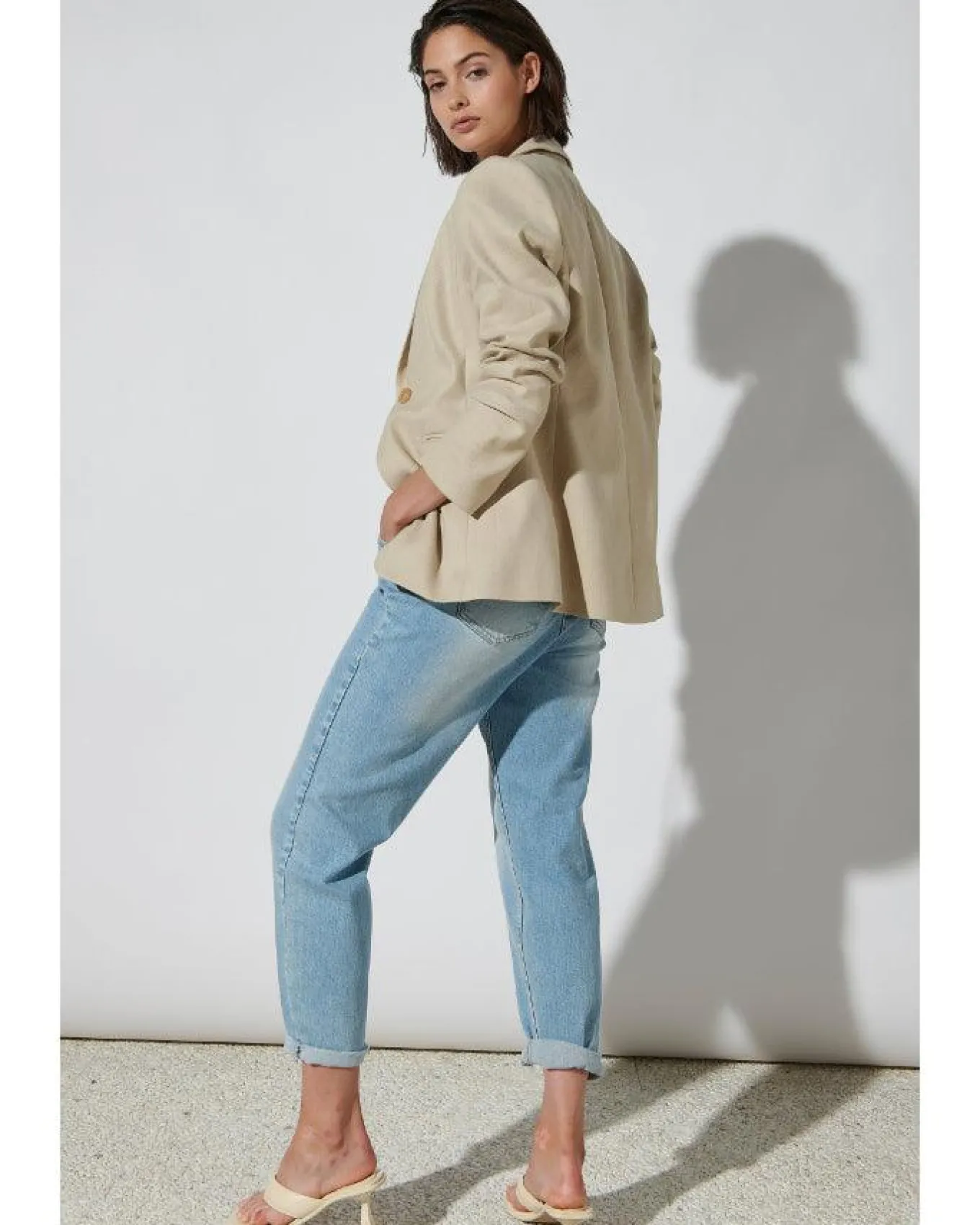 Luisa Cerano Linen Blend Blazer