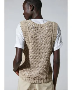 Luisa Cerano Mesh Look Tank Top