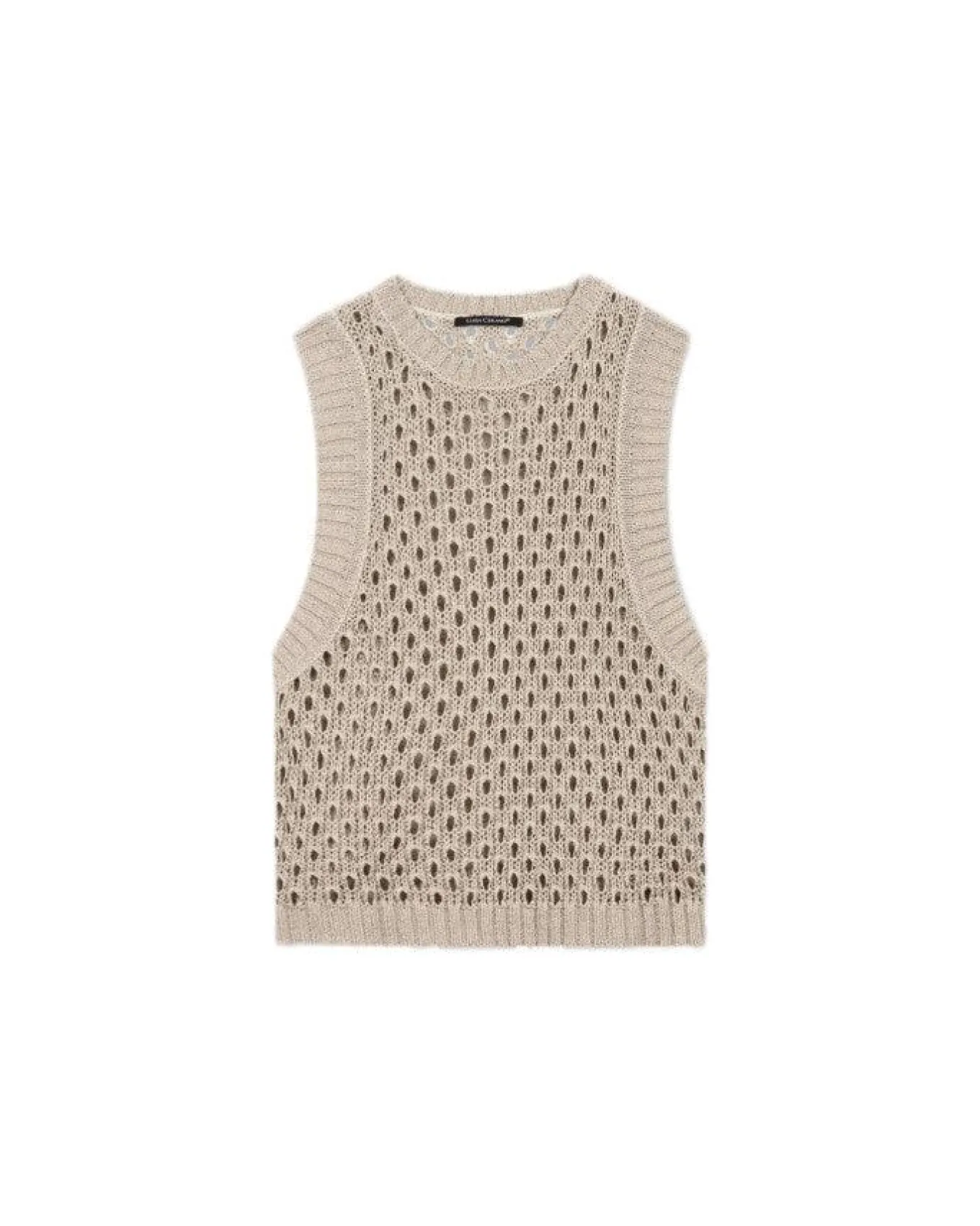 Luisa Cerano Mesh Look Tank Top
