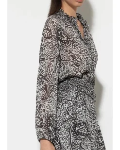 Luisa Cerano Paisley Print Tunic Blouse