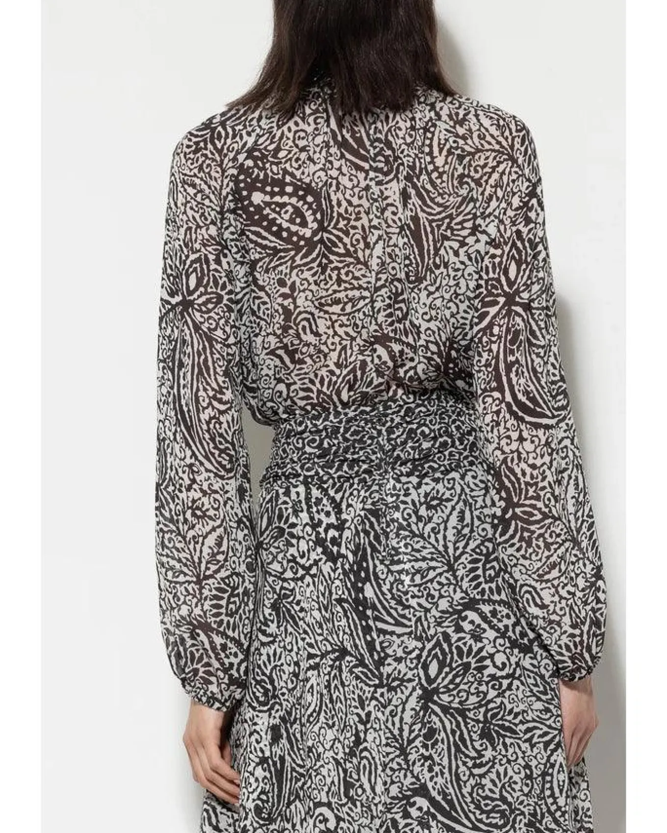 Luisa Cerano Paisley Print Tunic Blouse
