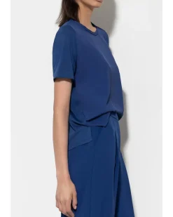 Luisa Cerano Silk Front Tee