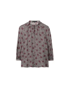 Luisa Cerano Spotted Floral Blouse