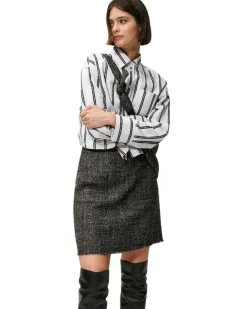 Luisa Cerano Tweed Short Skirt