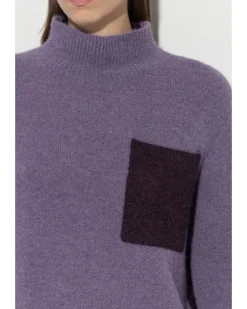Luisa Cerano Two Tone Alpaca Knit Sweater