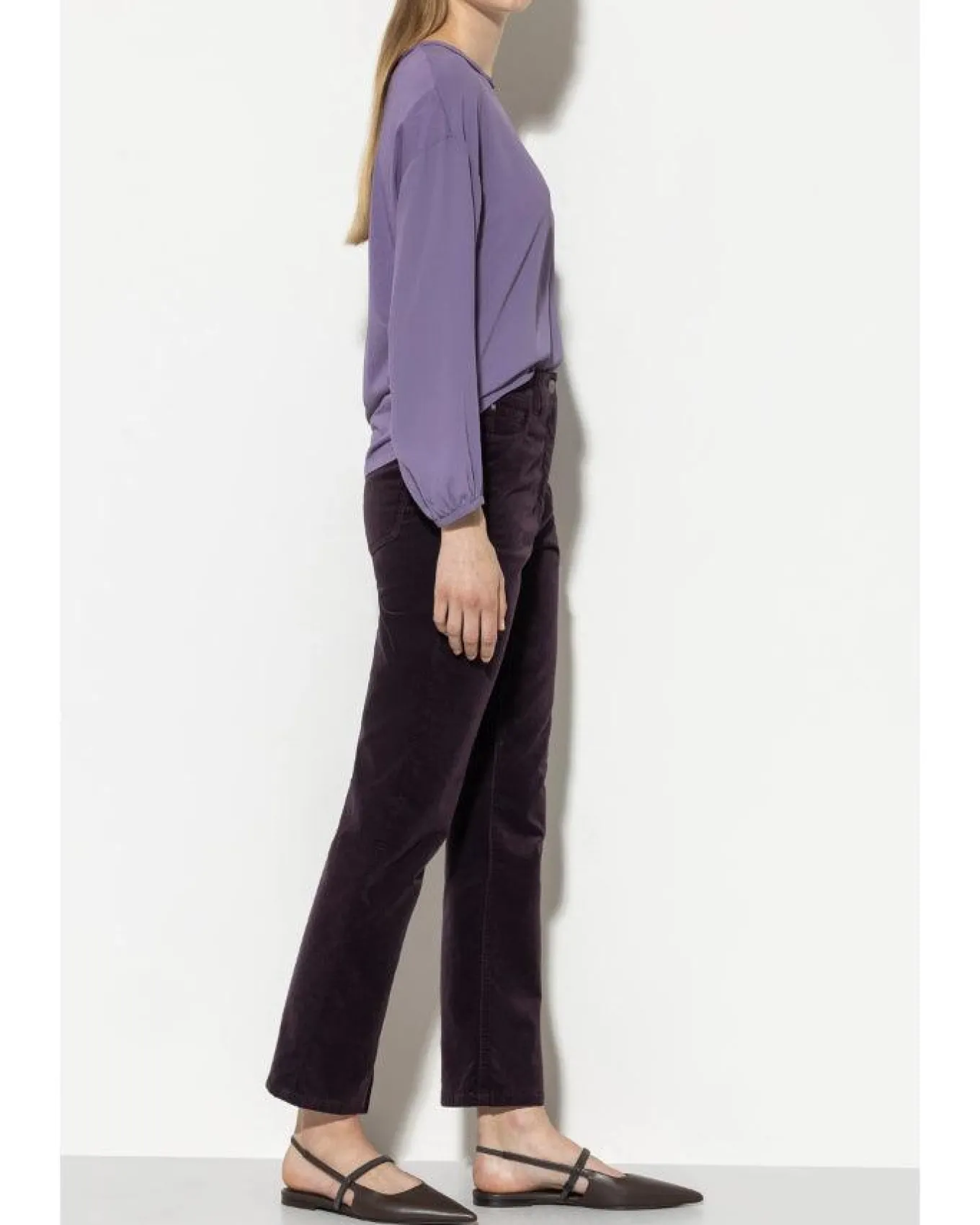 Luisa Cerano Velvet Baby Flare Pant