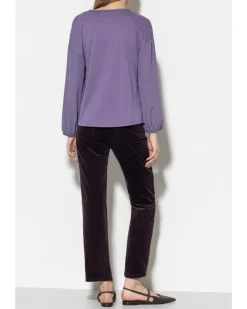 Luisa Cerano Velvet Baby Flare Pant