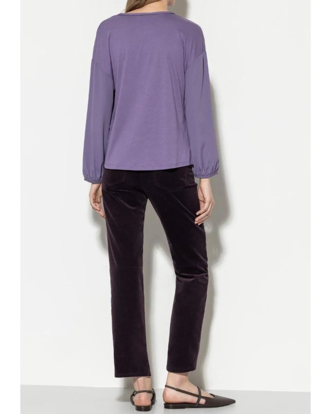 Luisa Cerano Velvet Baby Flare Pant