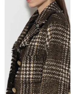 Luisa Cerano Vintage Check Coat