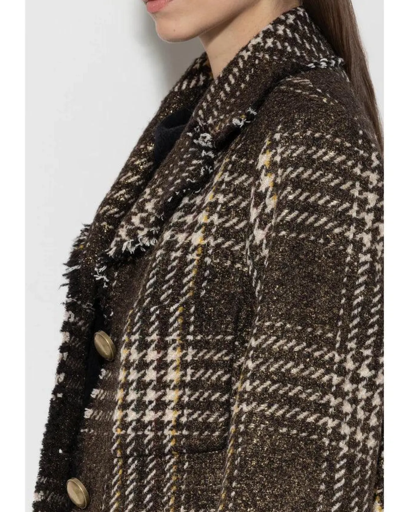 Luisa Cerano Vintage Check Coat