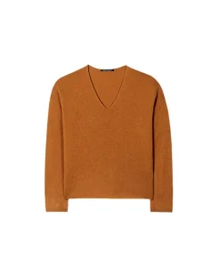 Luisa Cerano V-Neck Cashmere Blend Sweater