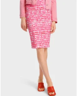 Marc Cain All Over Floral Pencil Skirt