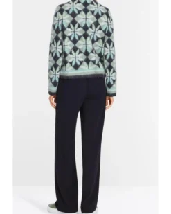 Marc Cain Alpaca Blend Print Sweater