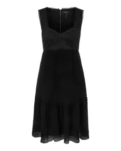 Marc Cain Bustier Dress With Mesh Skirt