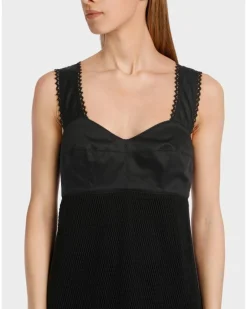 Marc Cain Bustier Dress With Mesh Skirt