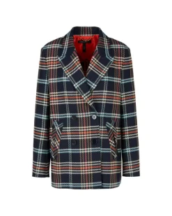 Marc Cain Check Pattern Blazer