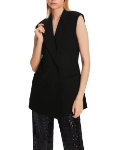 Marc Cain Double Breasted Fitted Vest-Top