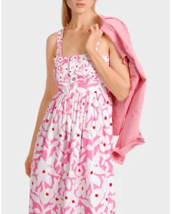Marc Cain Floral Strap Dress