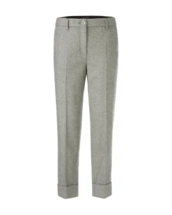 Marc Cain Fordon Herringbone Cuffed Pants