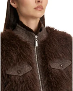 Marc Cain Fun Faux Fur Jacket