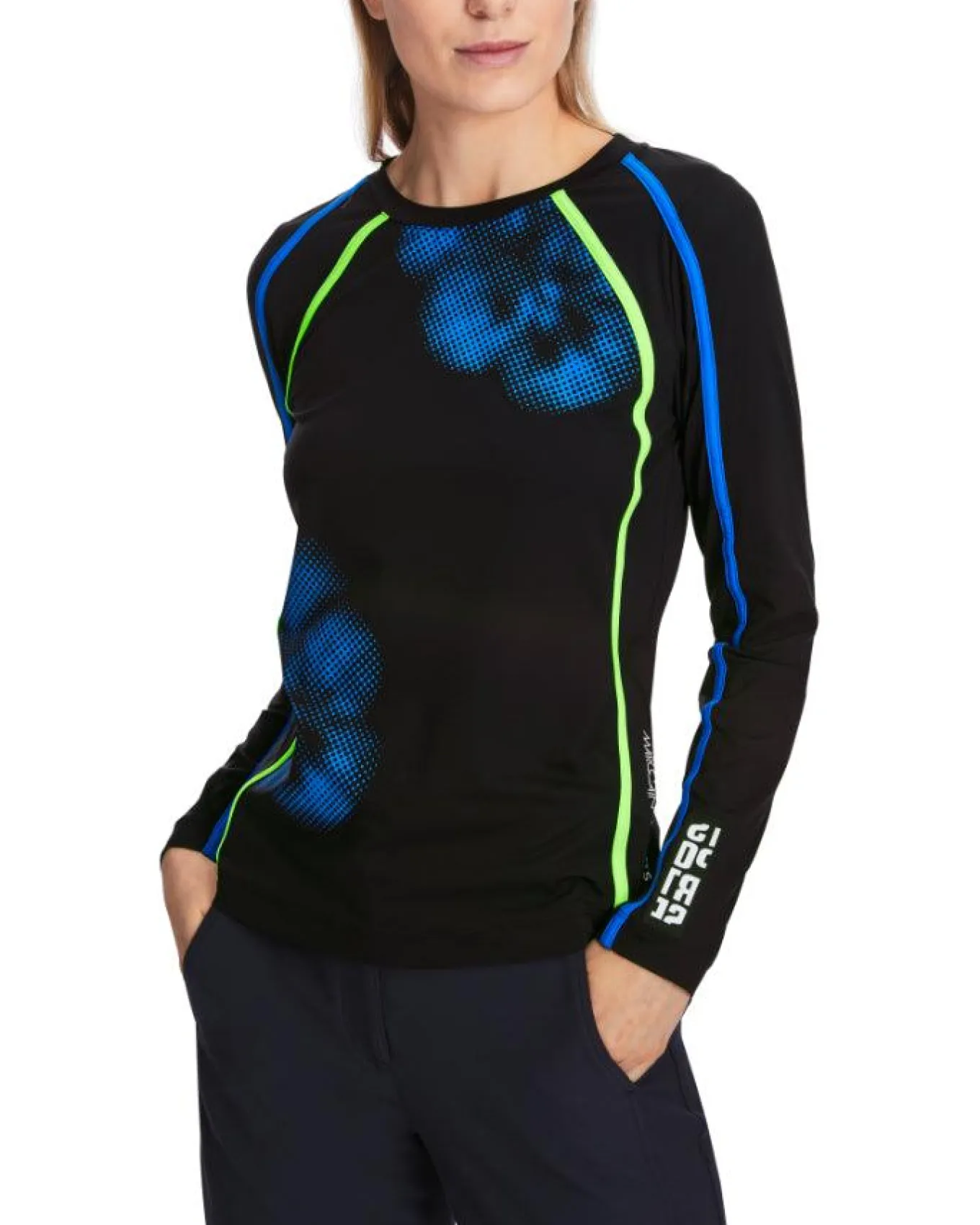 Marc Cain Graphic Print Second Skin Tee