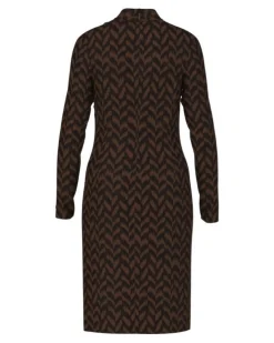 Marc Cain Herringbone Print Dress
