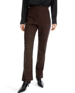 Marc Cain Herringbone Print Scuba Pant