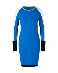 Marc Cain Knitted Colour Block Mini Dress