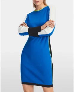 Marc Cain Knitted Colour Block Mini Dress