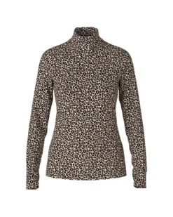 Marc Cain Leo Print Turtleneck