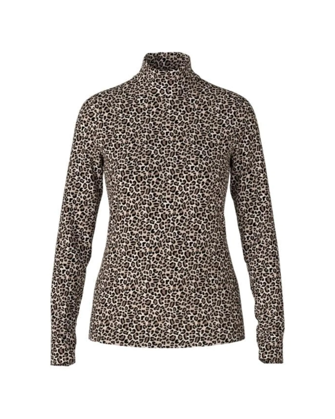 Marc Cain Leo Print Turtleneck