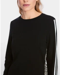 Marc Cain Leopard Print Back Dress