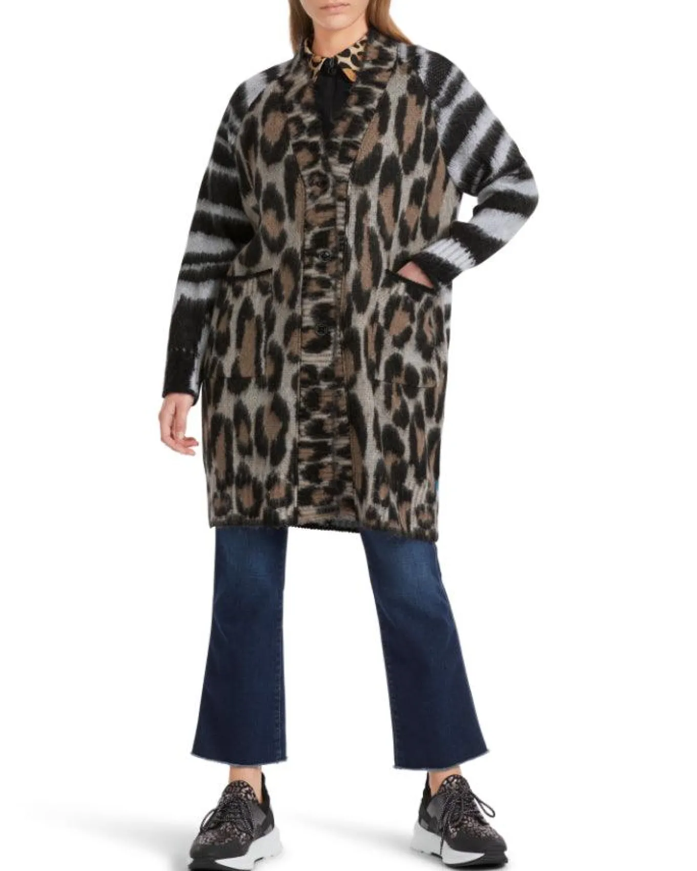 Marc Cain Mixed Animal Print Coatigan