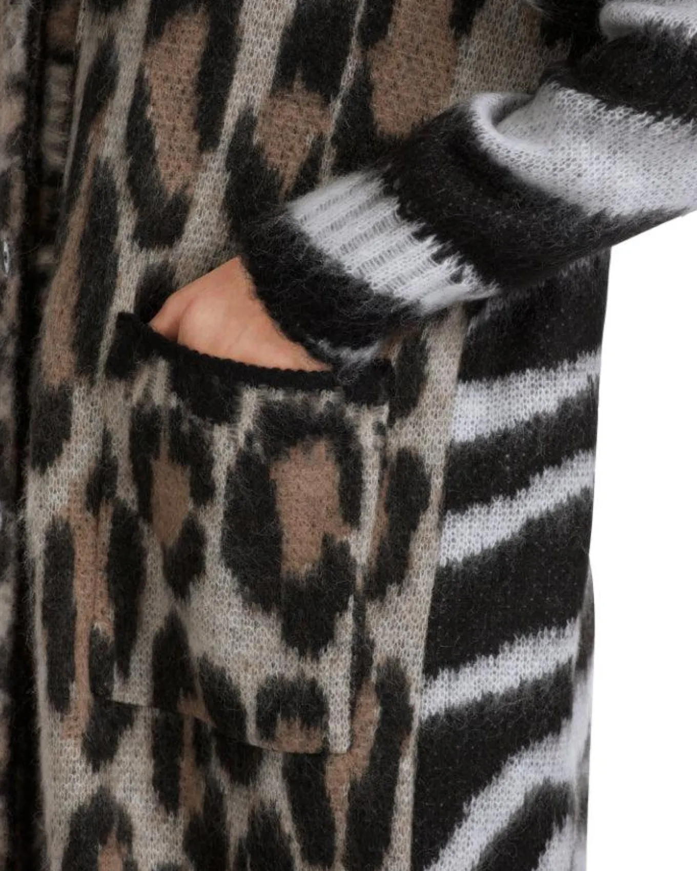 Marc Cain Mixed Animal Print Coatigan