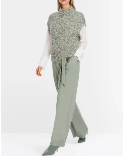 Marc Cain Mohair Blend Cap Sleeve Sweater