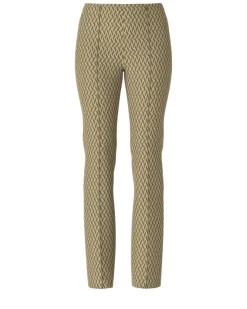 Marc Cain Patterened Frederica Flared Leg Pant