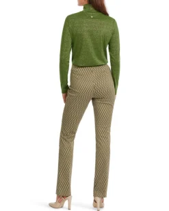 Marc Cain Patterened Frederica Flared Leg Pant