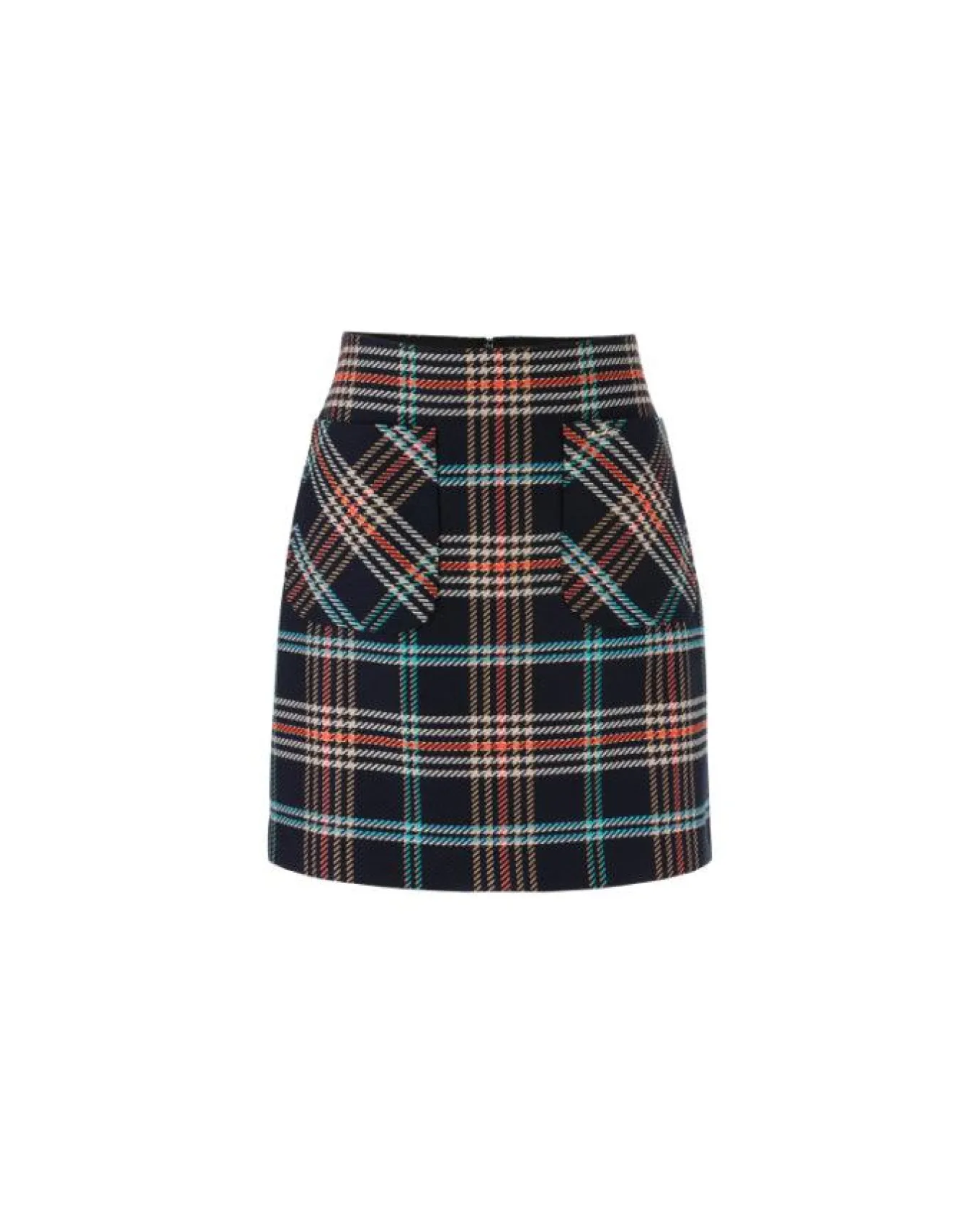 Marc Cain Plaid Mini Skirt